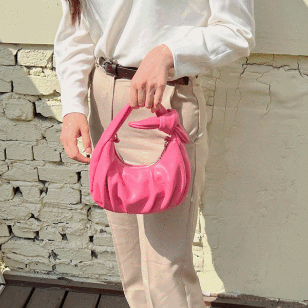 *무배 [3color] 셔링리본 크로스백 토트백 가방